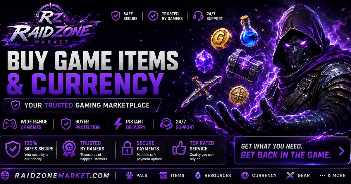 RAIDZONE Market vs Other Game Marketplaces — What's Actually Different