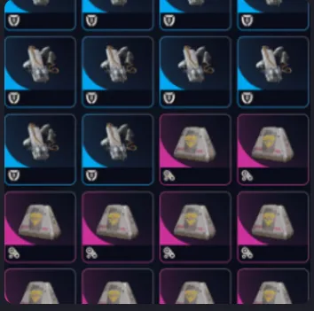 10 fresh blue shields + 10 x looting MK3 survivors