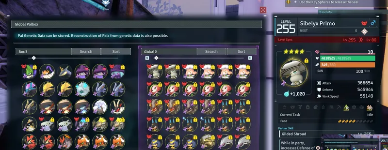 Buy Modded Pals x100 – Level 255 Rare & Powerful Palworld Pals