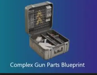 Complex Gun Parts Blueprint