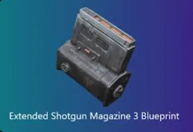 Extended Shotgun Magazine III Blueprint